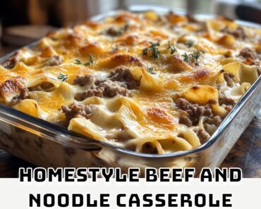 Homestyle Beef and Noodle Casserole