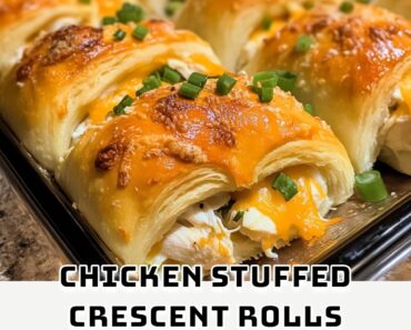 Chicken Stuffed Crescent Rolls