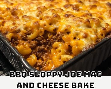 BBQ Sloppy Joe Mac and Cheese Bake