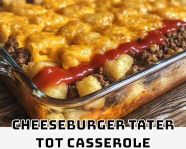 Cheeseburger Tater Tot Casserole