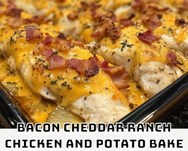 Bacon Cheddar Ranch Chicken and Potato Bake