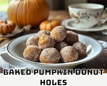 Baked Pumpkin Donut Holes