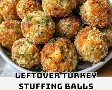 Leftover Turkey Stuffing Balls