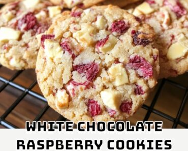 White Chocolate Raspberry Cookies