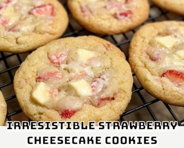 Irresistible Strawberry Cheesecake Cookies