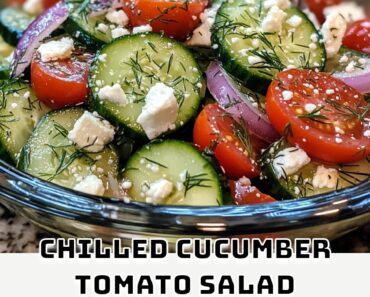 Chilled Cucumber Tomato Salad