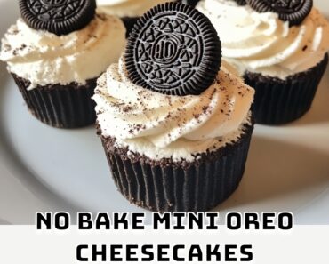 No Bake Mini Oreo Cheesecakes