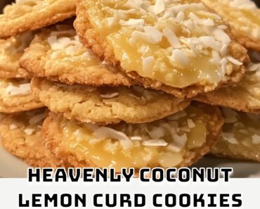 Heavenly Coconut Lemon Curd Cookies