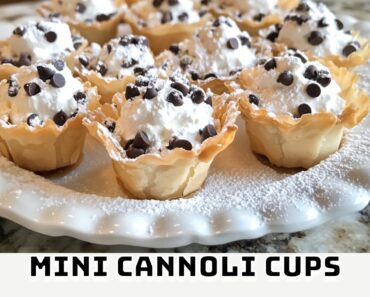 Mini Cannoli Cups