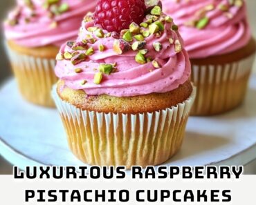 Luxurious Raspberry Pistachio Cupcakes