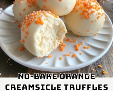 No-Bake Orange Creamsicle Truffles