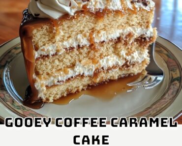 Gooey Coffee Caramel Cake