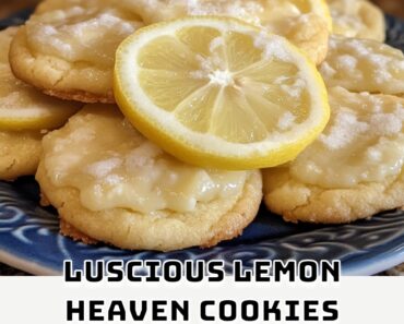 Luscious Lemon Heaven Cookies