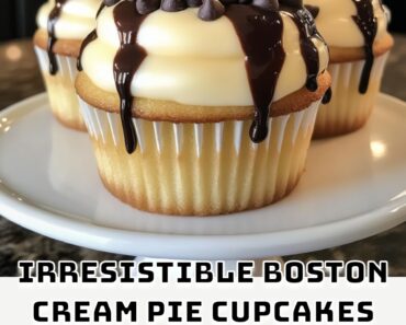 Irresistible Boston Cream Pie Cupcakes