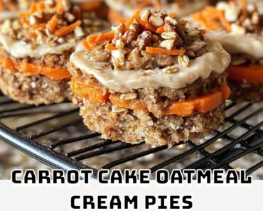 Carrot Cake Oatmeal Cream Pies