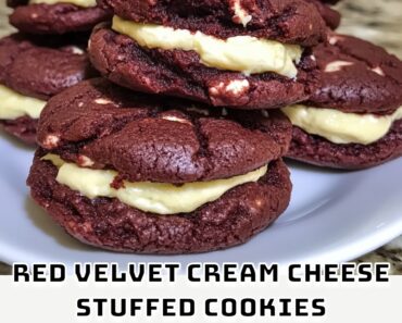 Red Velvet Cream Cheese Stuffed Cookies