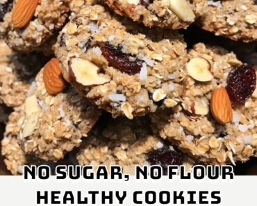 No Sugar, No Flour Healthy Cookies