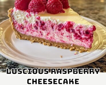 Luscious Raspberry Cheesecake