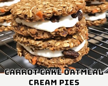 Carrot Cake Oatmeal Cream Pies