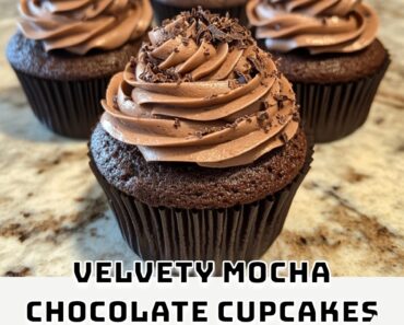 Velvety Mocha Chocolate Cupcakes