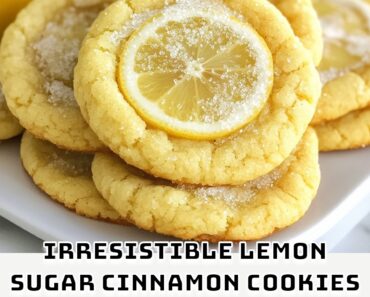 Irresistible Lemon Sugar Cinnamon Cookies