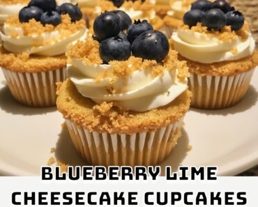 Blueberry Lime Cheesecake Cupcakes