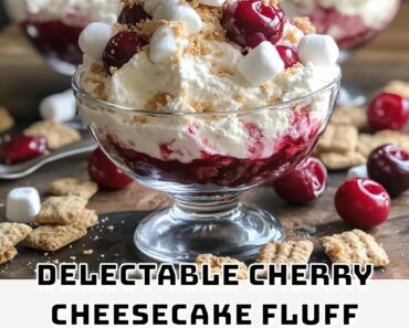 Delectable Cherry Cheesecake Fluff