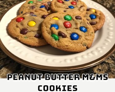 Peanut Butter M&Ms Cookies