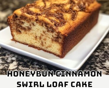 Honeybun Cinnamon Swirl Loaf Cake