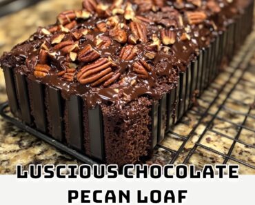 Luscious Chocolate Pecan Loaf