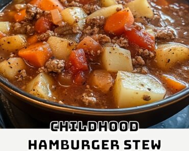 Childhood Hamburger Stew