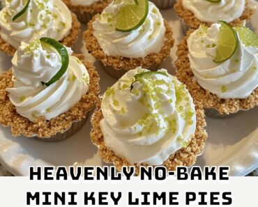 Heavenly No-Bake Mini Key Lime Pies