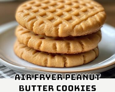 Air Fryer Peanut Butter Cookies